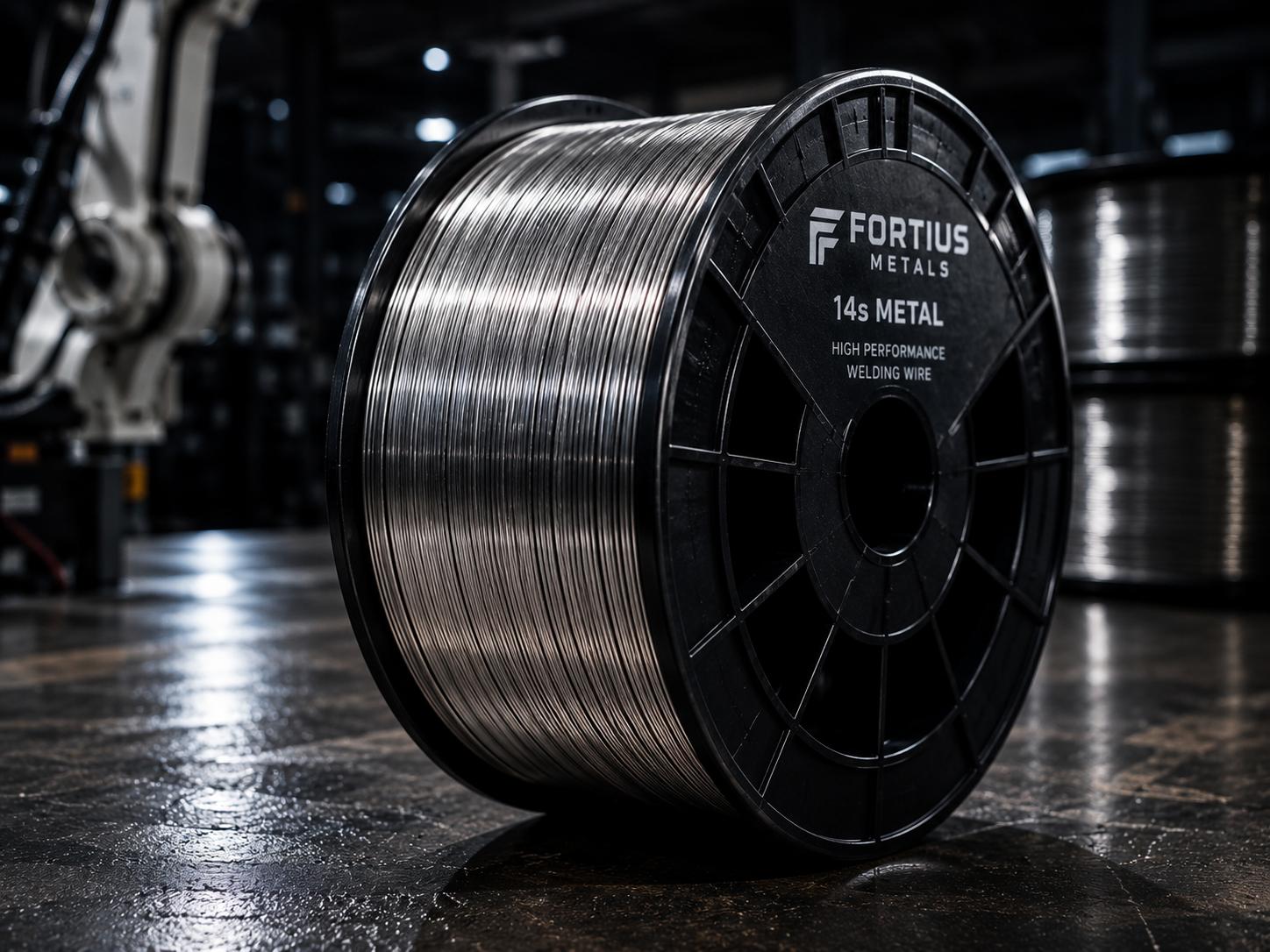 Fortius Metals high performance welding wire spool