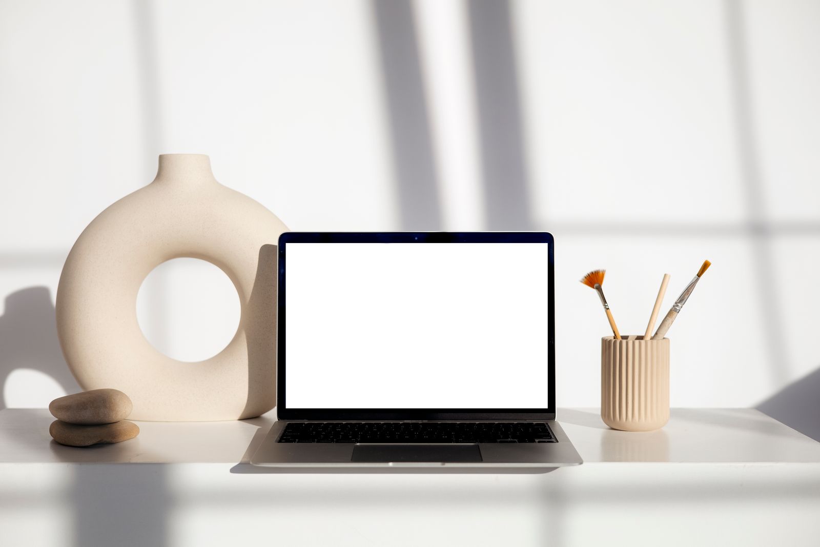 A studio designing a new website