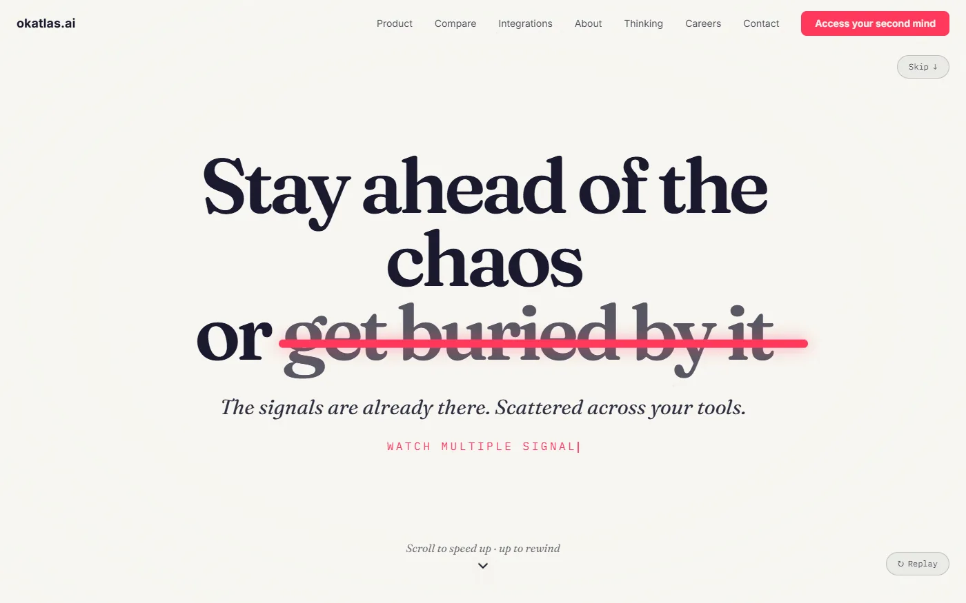 The OKAtlas website, built by SiteYourStory.