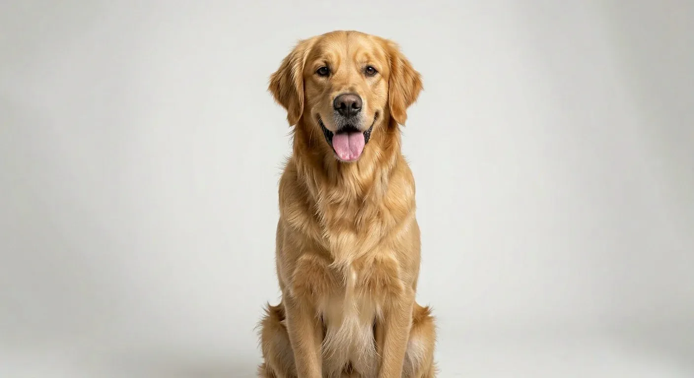 Dog before and after a professional home grooming session — after