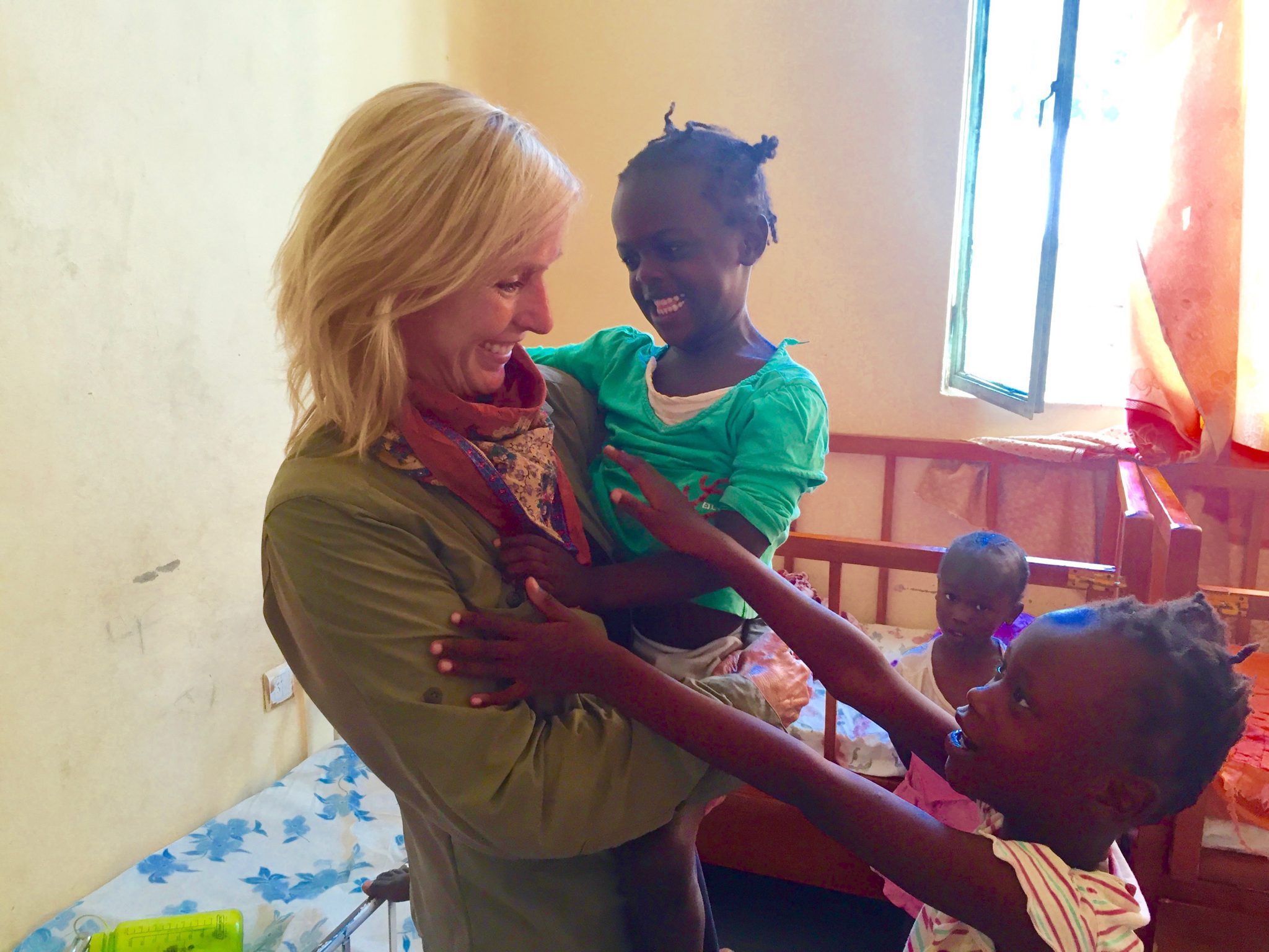 Kathi in Ethiopia with Habitat for Humanity