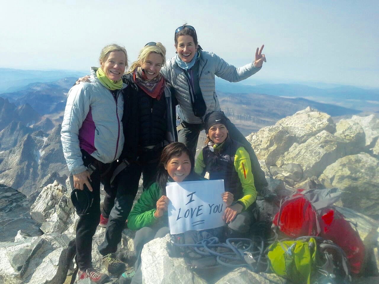 At the summit of Mt. Whitney