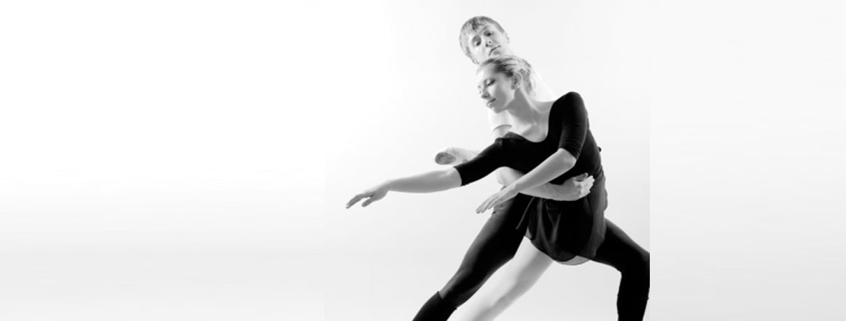 Dance rehabilitation — two dancers mid-movement